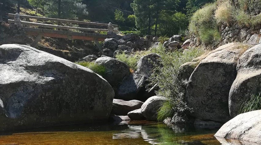Praia Fluvial De Vila Do Carvalho, Portugal